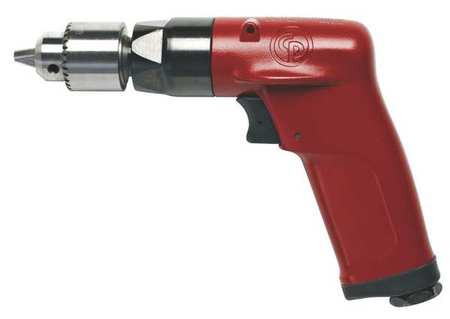 Chicago Pneumatic CP1014P24 Chicago Pneumatic Drill,Air-Powered,Pistol Grip,1/4 in  CP1014P24
