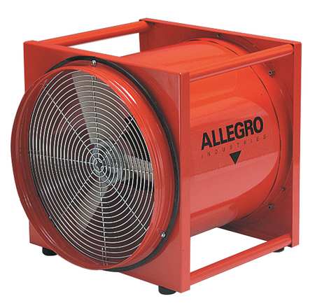 Allegro Industries Allegro 9525-50 Allegro Industries Confined Space Fan,Orange,22" W  9525-50