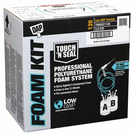 Touch 'n Seal Touch N Seal 7565021120 Touch 'N Seal Spray Foam Kit,Cream,38 lb  7565021120