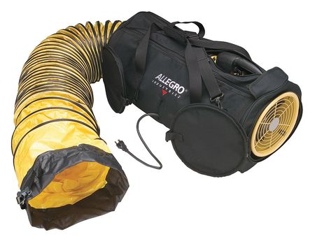 Allegro Industries Allegro 9535-08L Allegro Industries Confined Space Blower,Black/Yellow,15" W  9535-08L