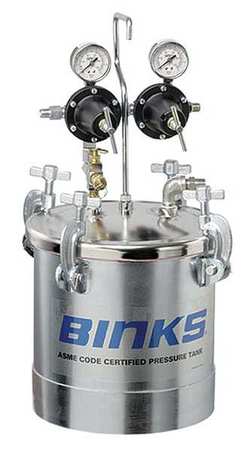 Binks 83Z-220 Binks Pressure Tank,2.8 Gal  83Z-220