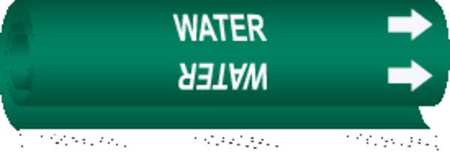 Brady 5786-II Brady Pipe Marker,Water,26 in H,12 in W  5786-II