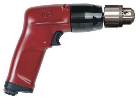 Chicago Pneumatic CP1117P26 Chicago Pneumatic Drill,Air-Powered,Pistol Grip,3/8 in  CP1117P26