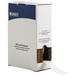 Brady BM7C-1000-584-WT Brady Label,1 in W,Outdoor,White  BM7C-1000-584-WT