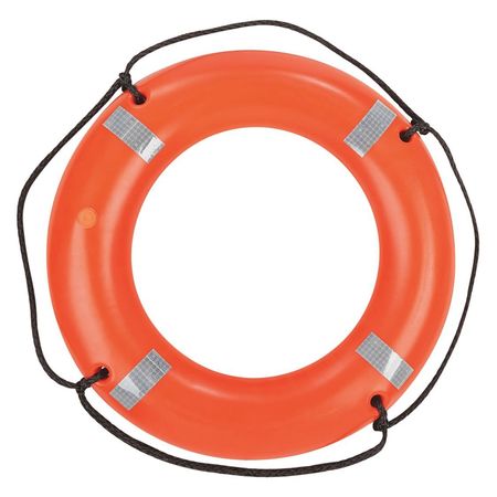 Kent Safety 152200-200-030-13 Kent Safety Ring Buoy,Orange,30 in. dia.  152200-200-030-13