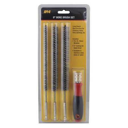 Innovative Products of America 8083 Innovative Products of America Bore Brush Set,Steel,4 pcs.  8083