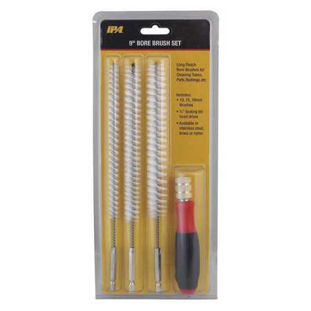 Innovative Products of America 8085 Innovative Products of America Bore Brush Set,Steel,4 pcs.  8085