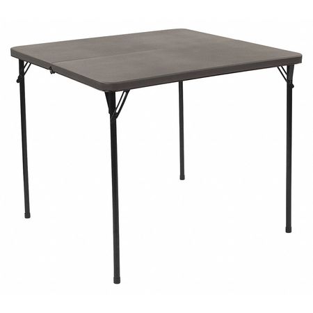 Flash Furniture DAD-LF-86-DG-GG Flash Furniture Folding Table,Gray 34"Sqr,Plastic,Handle DAD-LF-86-DG-GG