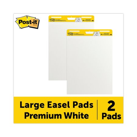 Post-It 559 Post-It Pad,Easel,25"x30",White,PK2 559