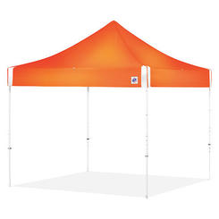 E-Z Up HV910RCBOR E-Z Up HI-Viz Shelter,10x10 Ft.,Bright Orange T HV910RCBOR