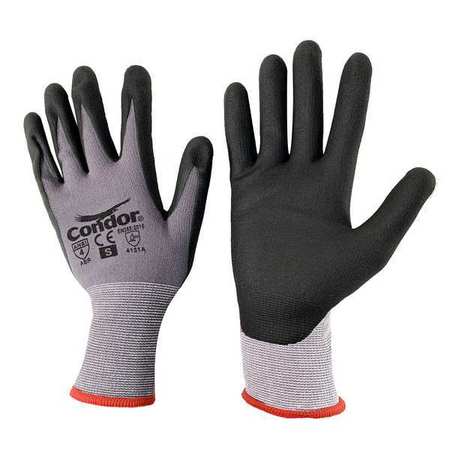 Condor 60WF81 Condor VF,Coated Gloves,Nylon,L,60WF89,PR 60WF81