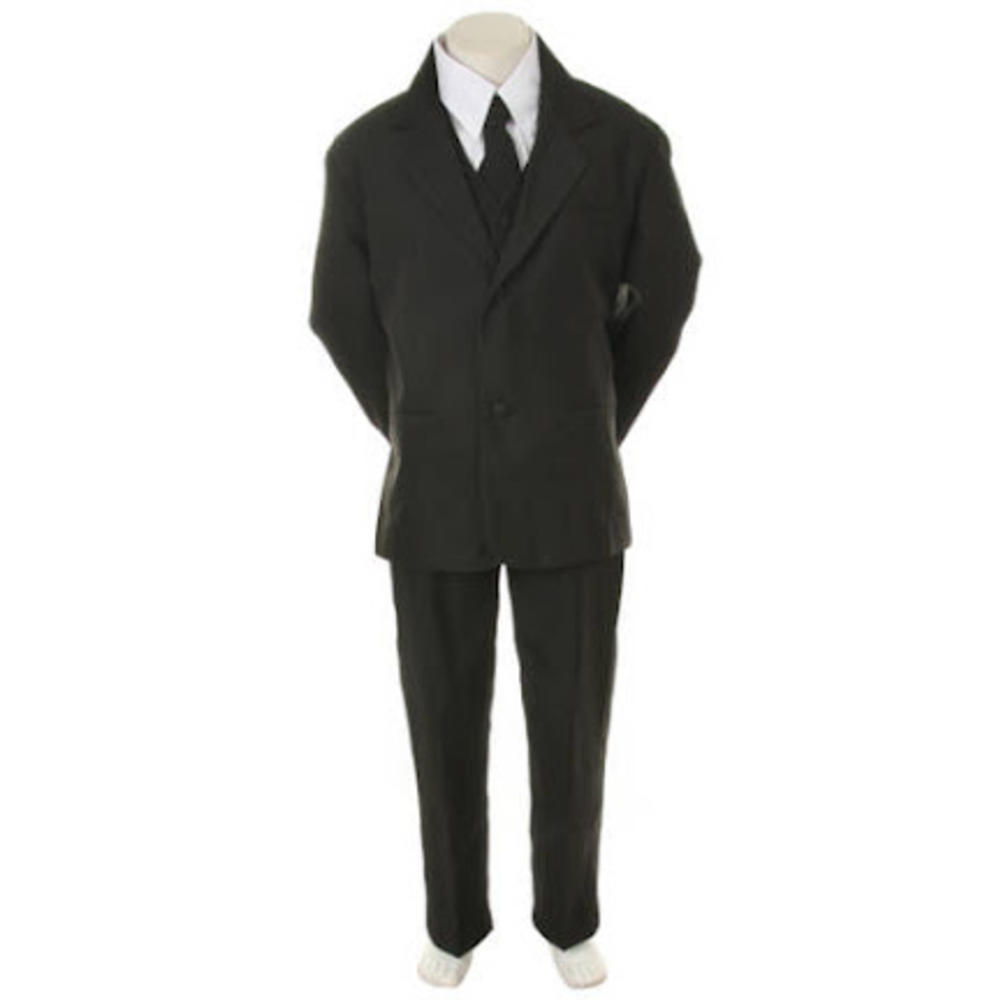 Angel Baby Boy BLACK Tuxedo suit outfit Christening Baptism wedding/SMALL/MEDIUM/LARGE/XTRA LARGE/3-6 m/6-12 M/12-18 M/18-24-M/ry013