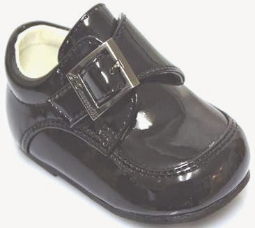 Angel Boys' Dress baby Shoes with Velcro Tuxedo ...