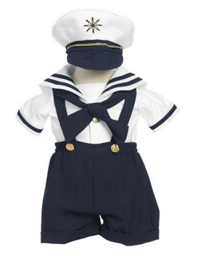Angels Baby Boy Tuxedo Navy Sailor captain suit/Christening Baptism dress/S/M/L/XL/3-6M/6-12M/12-18M/18-24M/SMALL/MEDIUM/LARGE/X LARGE/