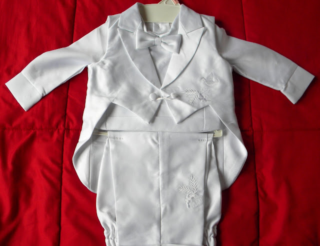 Angels EXTRA LARGE Baby Boy Tuxedo suit/Christening Baptism dress/ XL / XLARG /18-24 M#b202