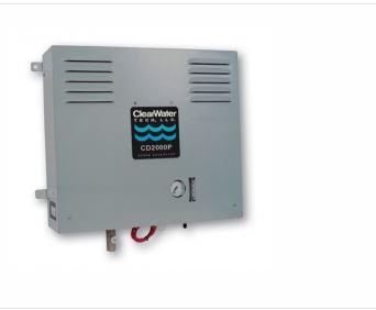 ClearWater (CD2000) Ozone Generator 9.0 grams-hour @ 20 SCFH