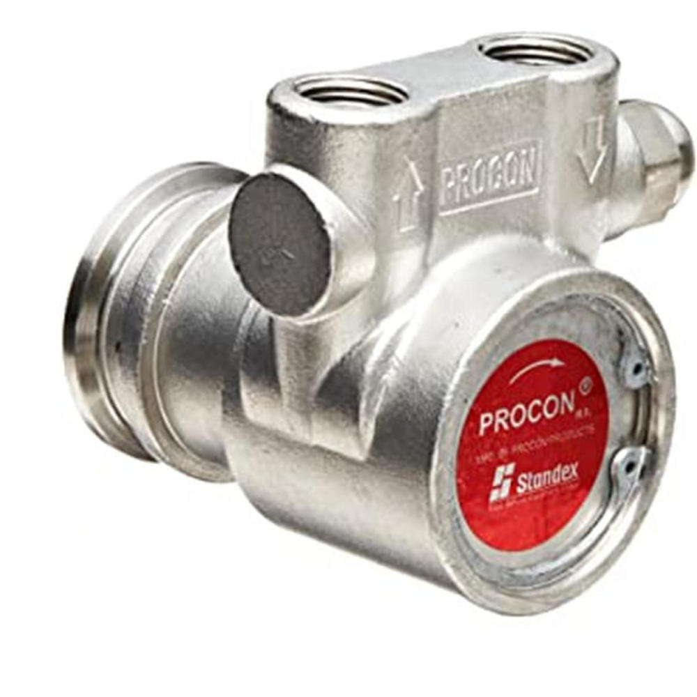 Procon - Rotary Vane Series 3 - Stainless Steel Pumps - Clamp On - 3/8" NPT 100 GPH / 170 PSI / Double Flat Drive