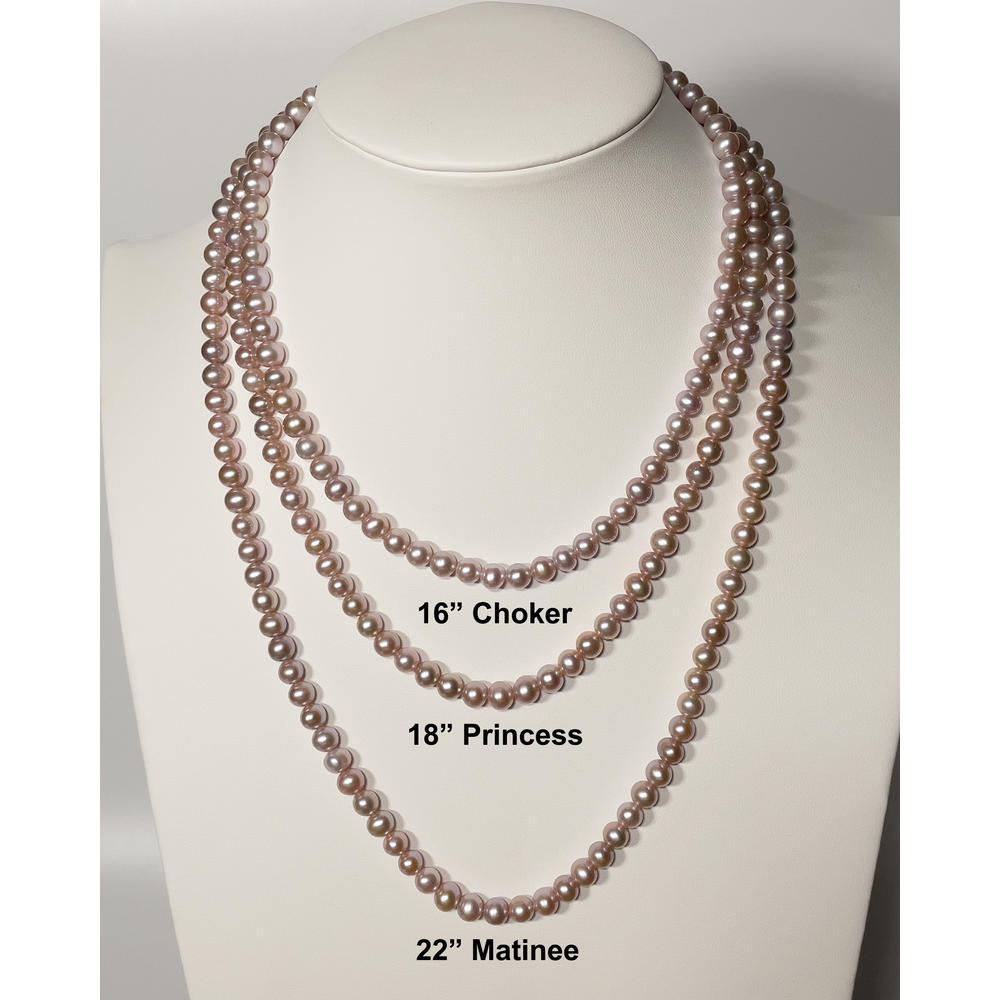 Orien Jewelry 6 9mm Lavender Freshwater Pearl Necklace 16 48 Pearl Pendant Necklace For Women Orien Jewelry 6 9mm Lavender Freshwater Pearl Necklace 16 48 Pearl Pendant Necklace For Women