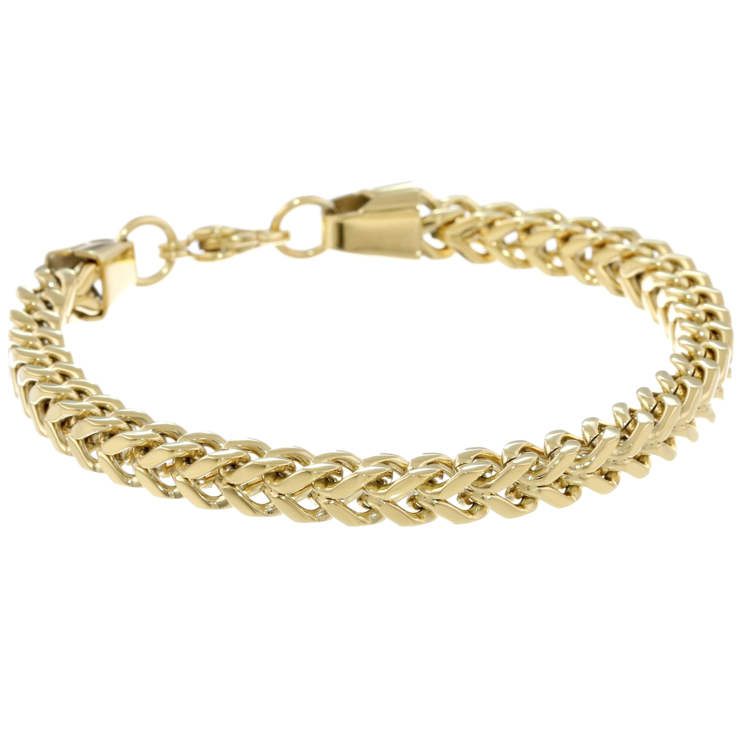 Lavari Jewelers Lavari - Stainless Steel Thick Foxtail Chain Bracelet ...