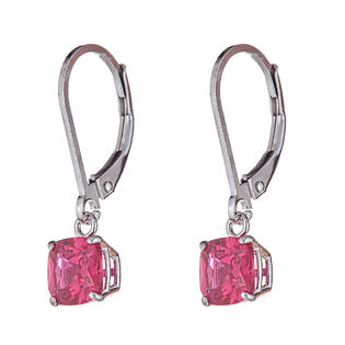 Lavari 6mm Cushion Checkerboard Gemstone Sterling Silver Leverback Lavari 6mm Cushion Checkerboard Gemstone Sterling Silver Leverback Earrings