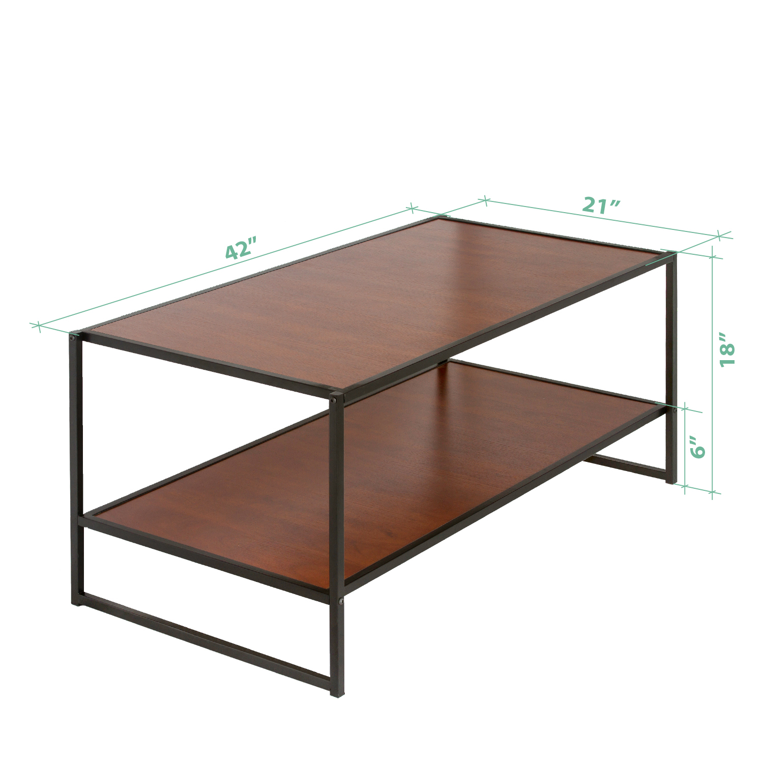 Zinus Modern Studio Collection Deluxe Rectangular Coffee Table