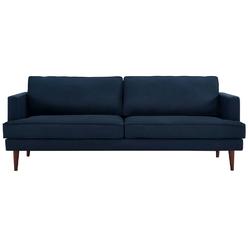 Modway Imports Modway Agile Upholstered Fabric Contemporary Modern Sofa In Blue