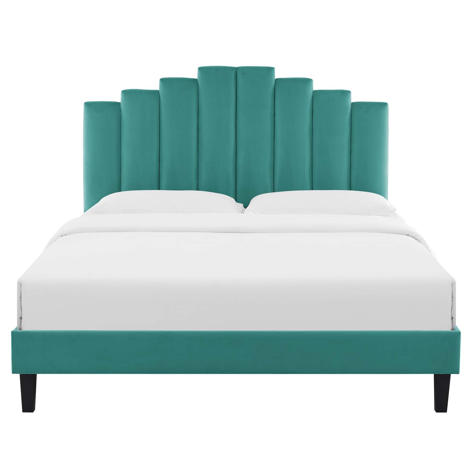 Modway Imports Elise Twin Performance, Teal Twin Bed Frame