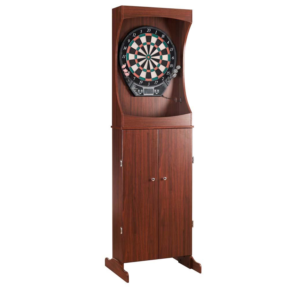Blue Wave by FamilyPoolFun.com Outlaw Free Standing Dart Cabinet Set from FamilyPoolFun.com
