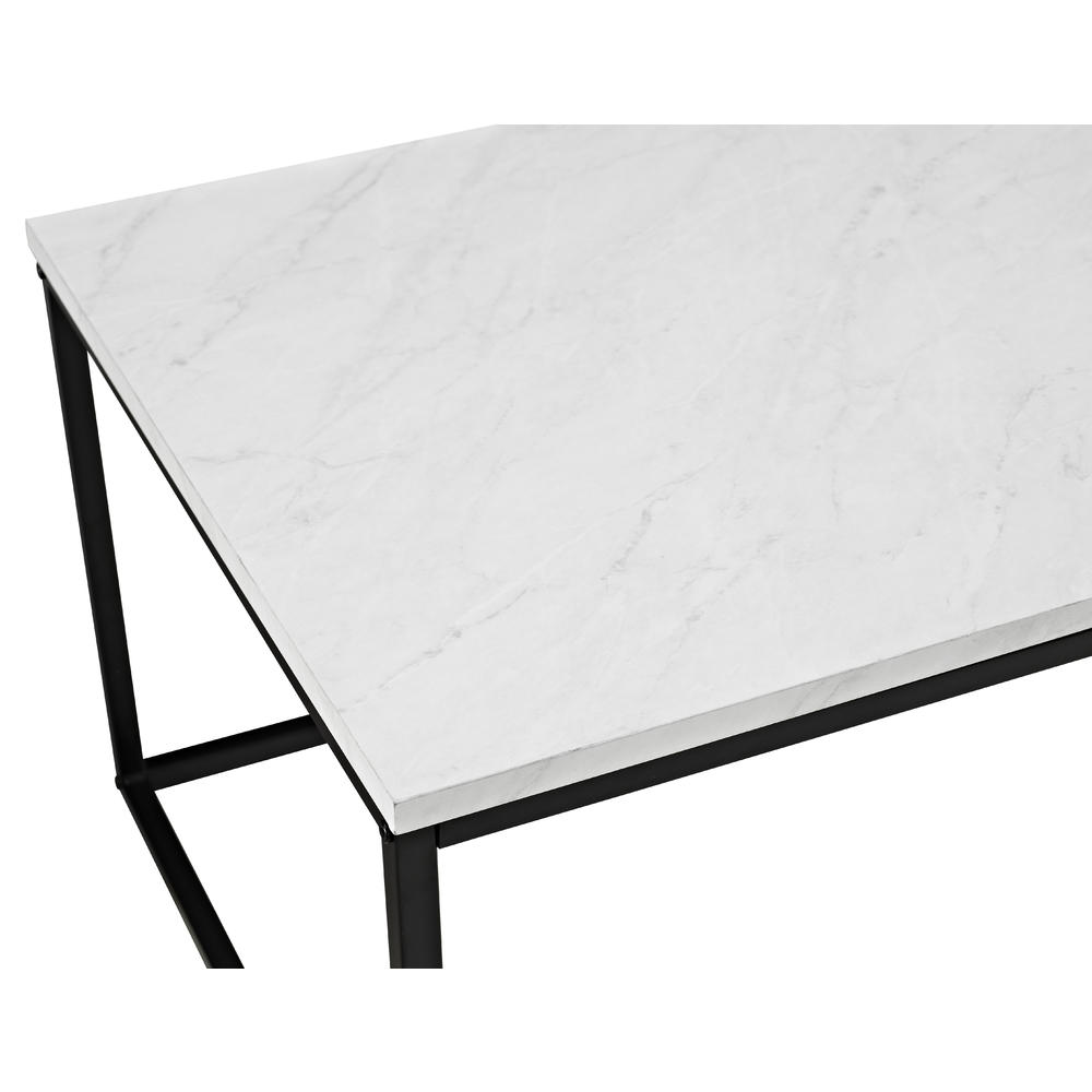 Furnituremaxx 42" Mixed Material Marble Coffee Table