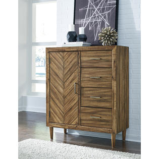 Furnituremaxx Broshane Contemporary Light Brown Color Wood