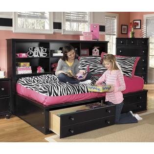 Furniturema Jaidyn Youth Wood Twin, Jaidyn Full Bookcase Bed