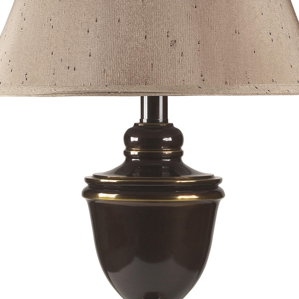 Furnituremaxx Bronze Finish Metal Table Lamp  Set of 2