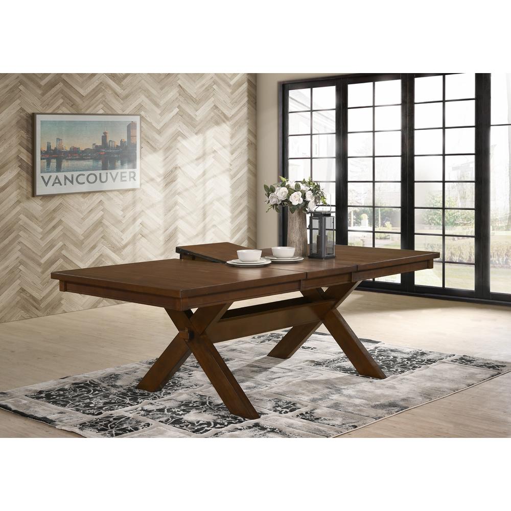 Furnituremaxx 6-Piece Karven Solid Wood Dining Set with Table  4 Chairs and Bench