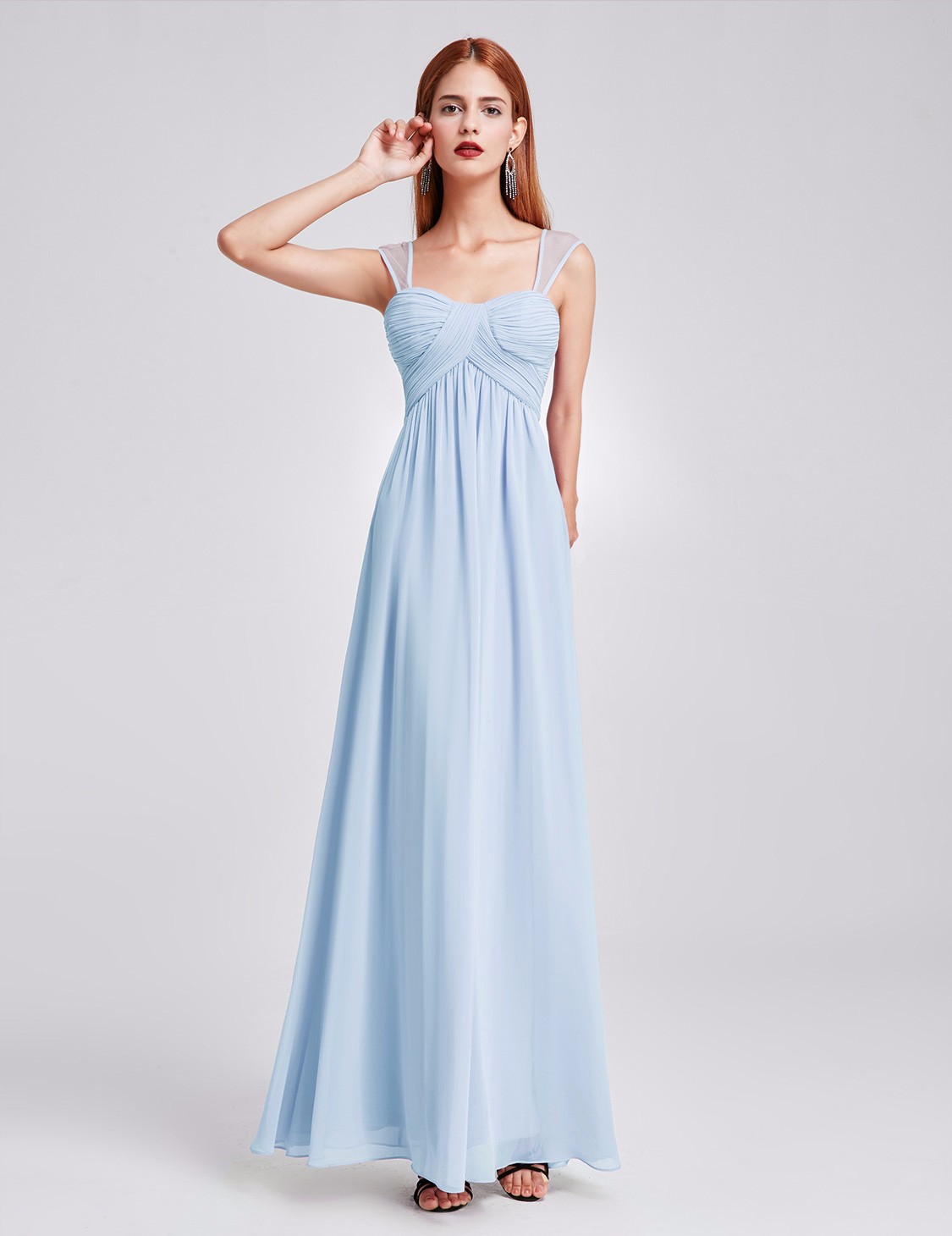 ever pretty womens chiffon bridesmaid dress evening dresses with