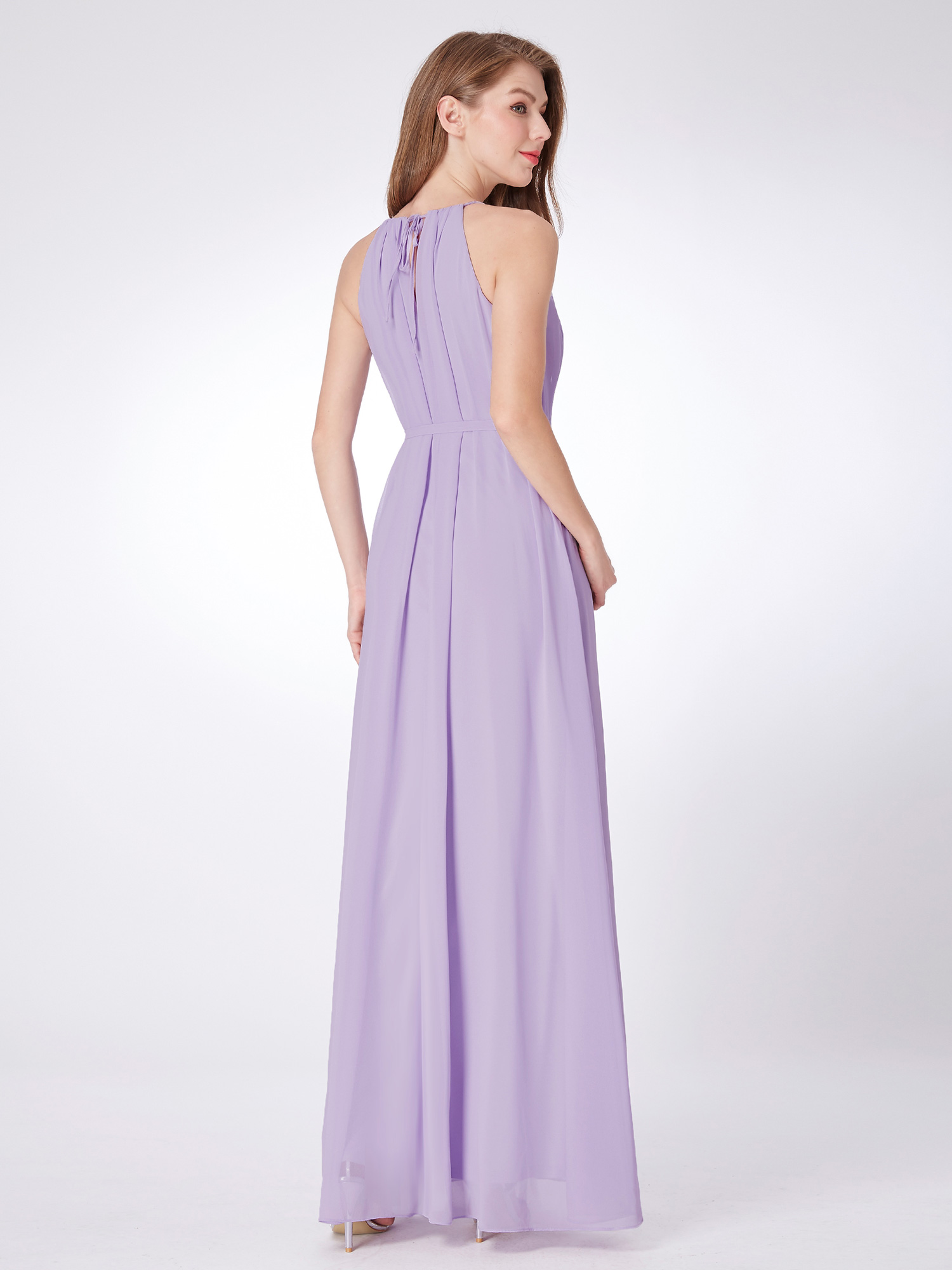 Ever Pretty Women S Elegant Long Maxi Halter Chiffon Summer Beach Ever Pretty Women S Elegant Long Maxi Halter Chiffon Summer Beach Wedding Guest Bridesmaid Dress 07284 Lavender