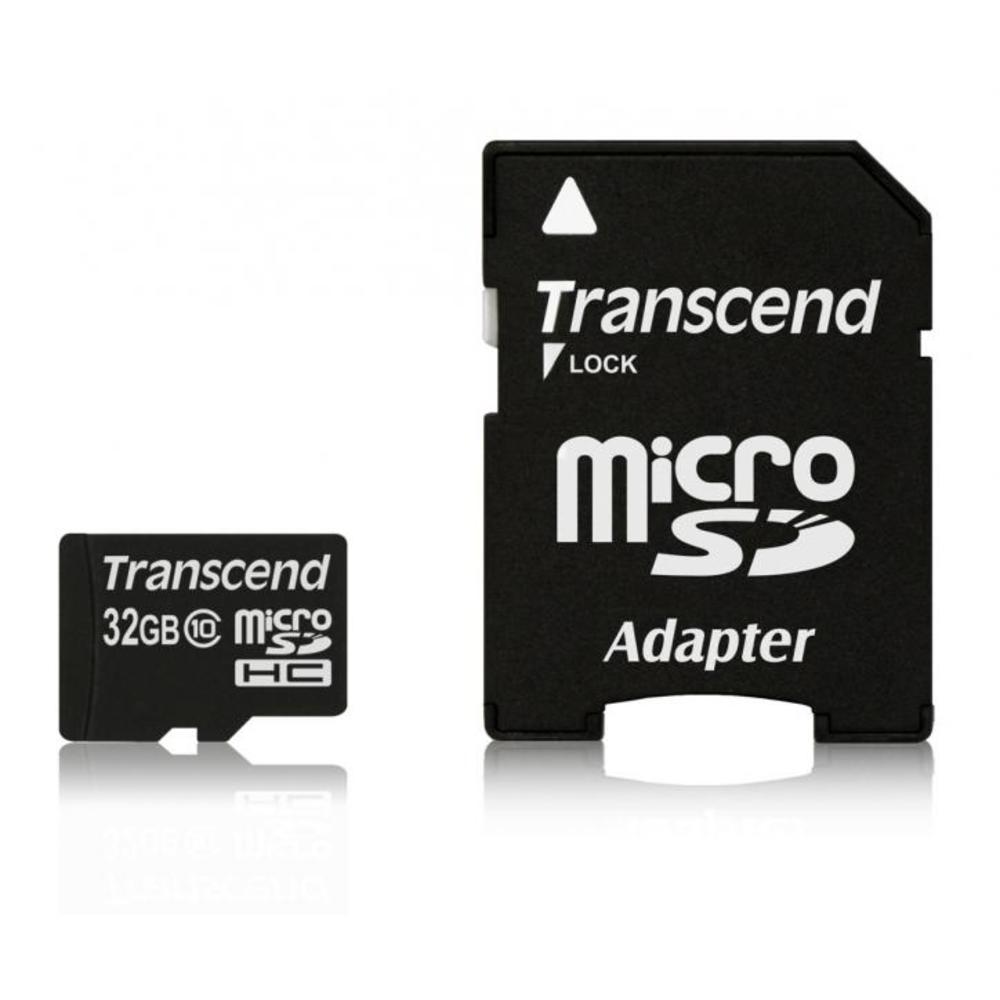 Transcend 32GB Transcend microSDHC CL10 high-speed memory card with SD adapter