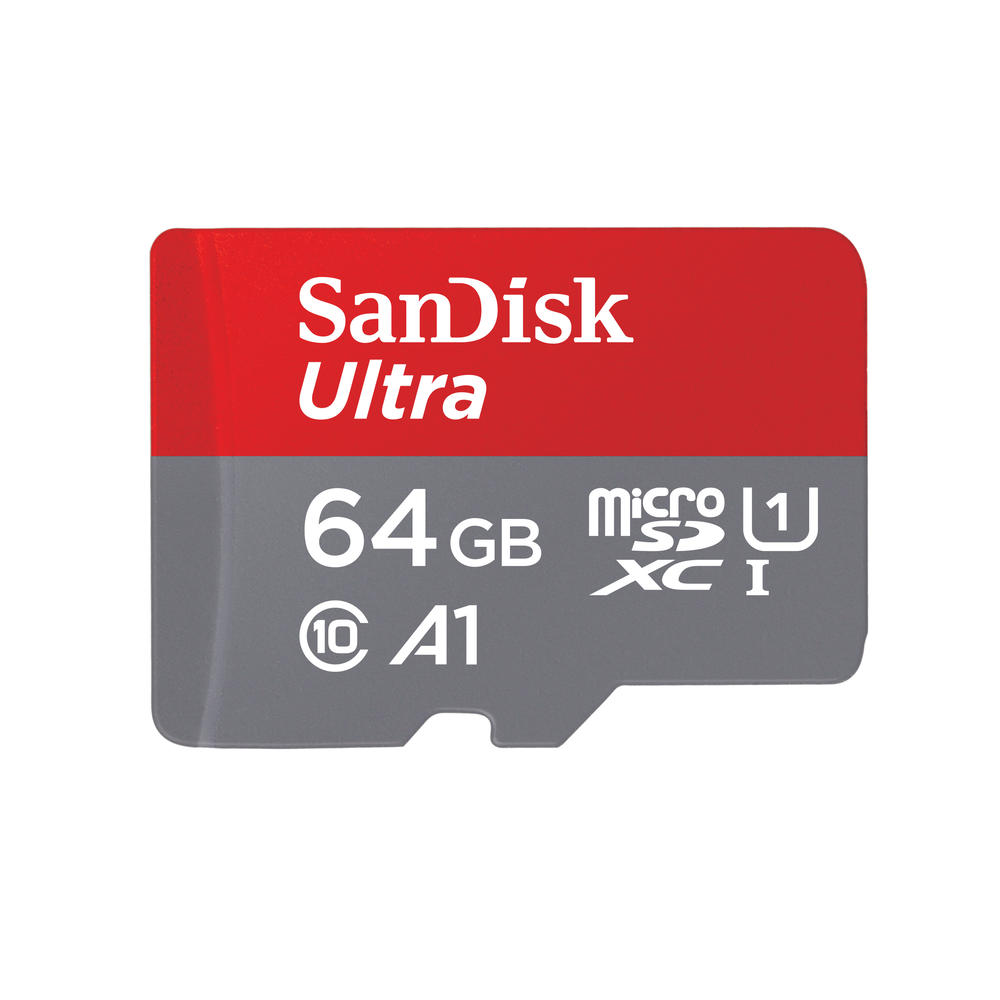 SanDisk 64GB Sandisk Ultra microSDXC UHS-I CL10 A1 Mobile Phone Memory Card 100MB/sec