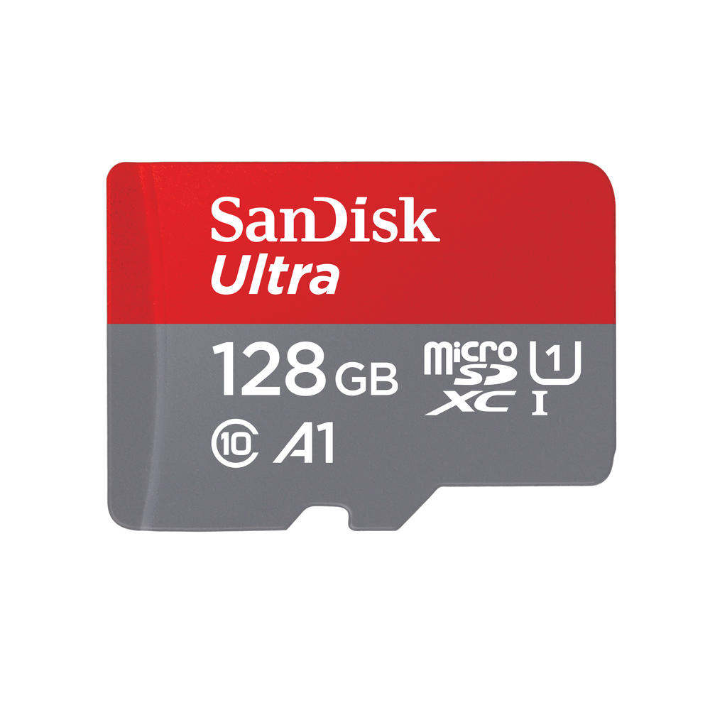 SanDisk 128GB Sandisk Ultra microSDXC UHS-I CL10 A1 Mobile Phone Memory Card 100MB/sec