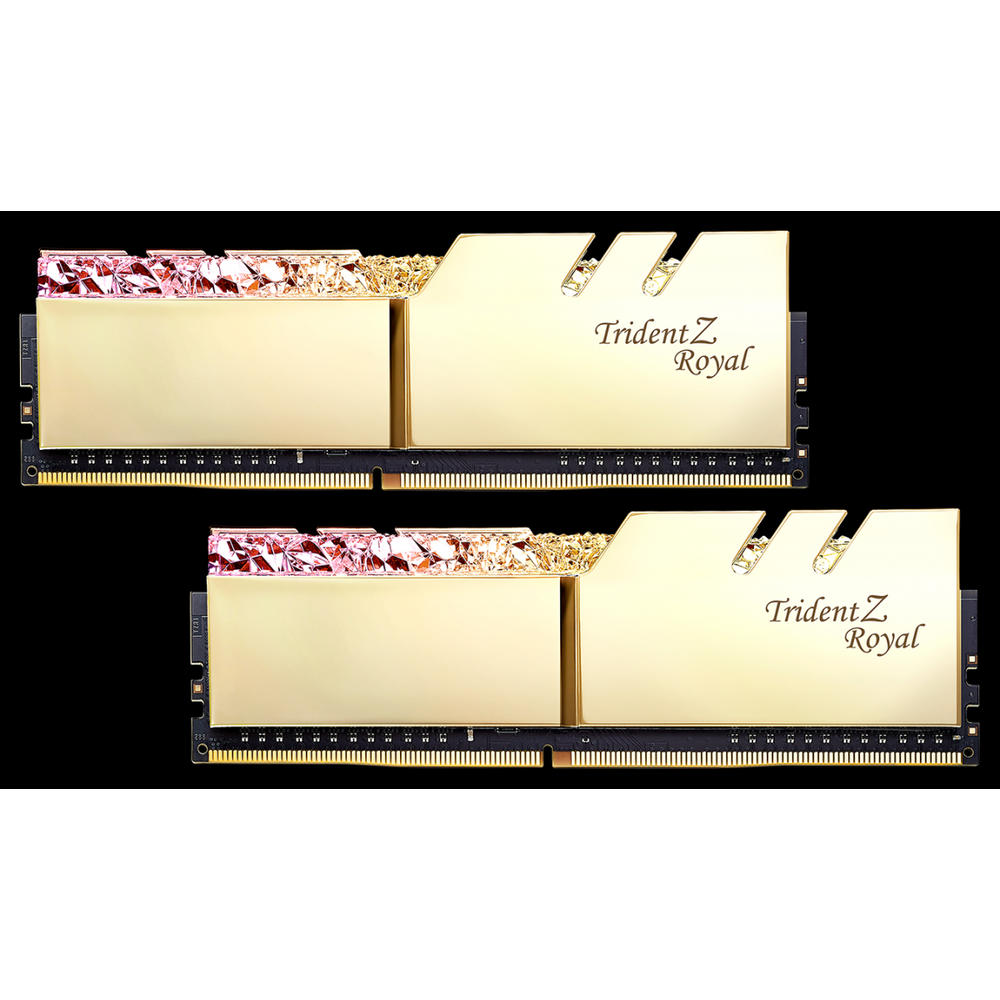 G.Skill 16GB G.Skill DDR4 Trident Z Royal Gold 3200Mhz PC4-25600 CL16 1.35V Dual Channel Kit (2x8GB)