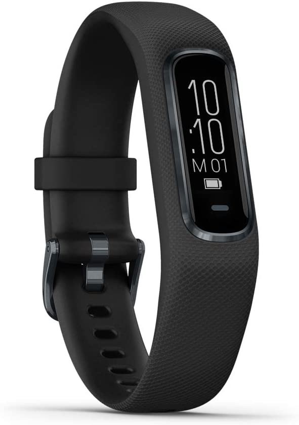 garmin SmallMedium vivosmart 4 Smart Activity Tracker with Wrist-Based Heart Rate and Fitness Monitoring ToolsA- Black