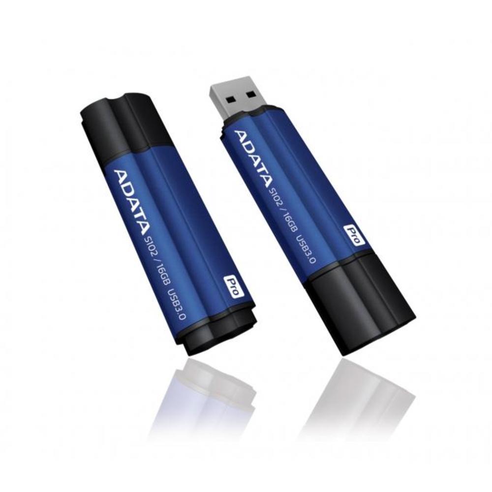 ADATA 16GB AData DashDrive Elite S102 Pro USB3.0 Flash Drive (Titanium Blue)