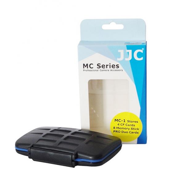 JJC MC-1 Rugged Waterproof Memory Card Case (4x CF / 8x MS PRO Duo)
