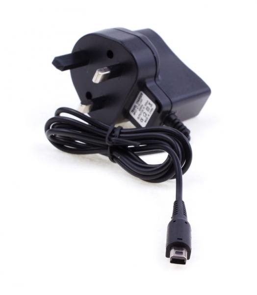 NEON Mains charger for Nintendo DSI XL / DSI / 3DS (UK 3-pin plug)