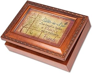 Cottage Garden Sister-In-Law Rich Woodgrain w/ Rope Trim Music Boxâ€”Thatâ€™s What Friends Are For