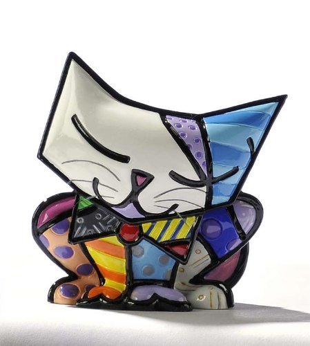 Gift Craft Romero Britto Mini Sugar Cat Figurine