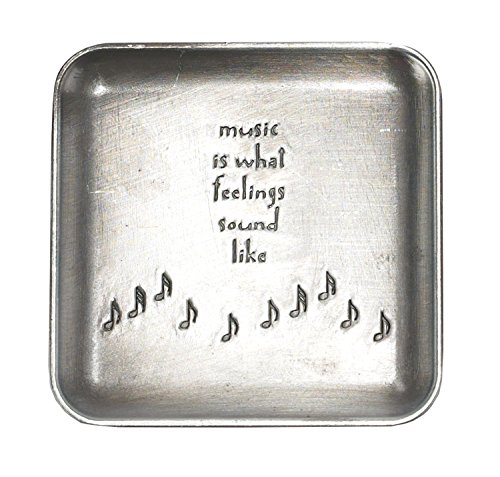 Jozie B 246604 "Square-Music" Pewter Teensy Tray
