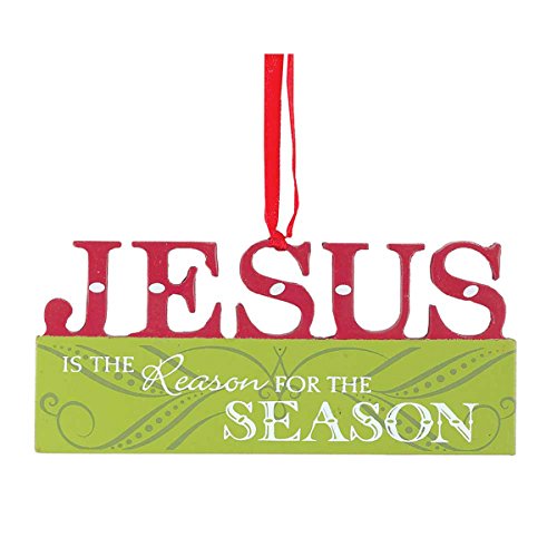 DICKSONS, INC. Reason for the Season 2 x 4.5 inch Wood Christmas Ornament Decoration