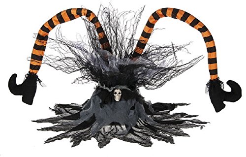Ganz Kicking Screeching Sound Activated Witches Legs 36 Inch