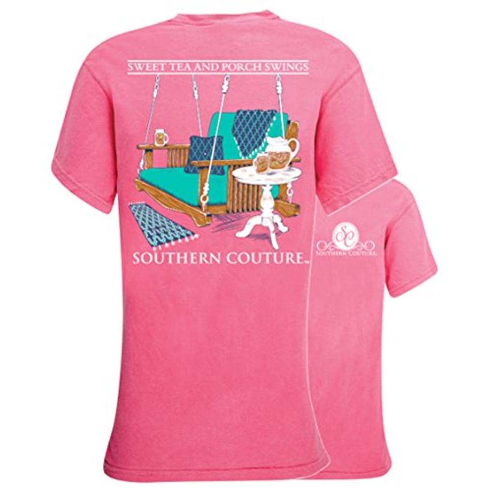 Southern Couture Sc Comfort Sweet Tea And Porch Swings Womens
