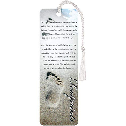 Dicksons Footprints Inspirational Poem Beach Waves Cardstock Tassel ...